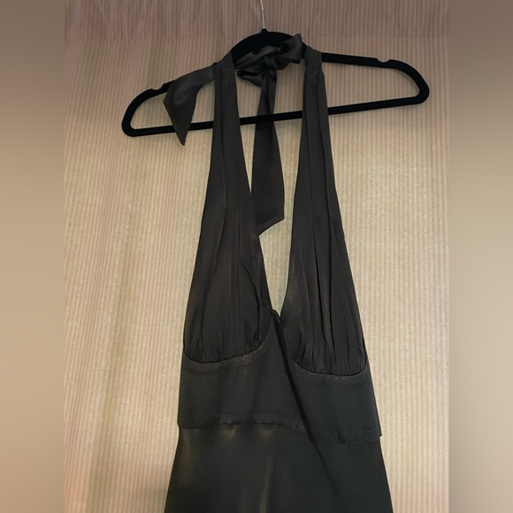 Shona Joy La Lune Green Halter Slip Dress Cocktail - Picture 7 of 8